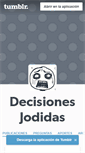 Mobile Screenshot of decisionesjodidas.com